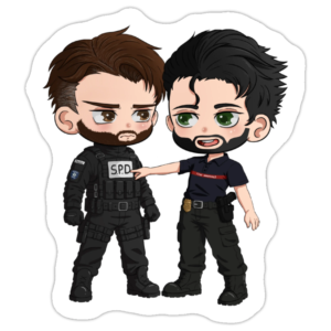 Sticker Hurricane & Vince