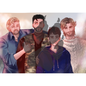 Wyatt, Tyron, Maverick et Sawyer