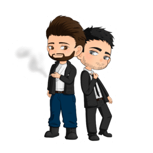 Sticker : Freki & Declan Wolves Of Dawn